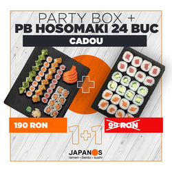 Party Box Manami 40 buc + Platou Hosomaki 24 buc CADOU