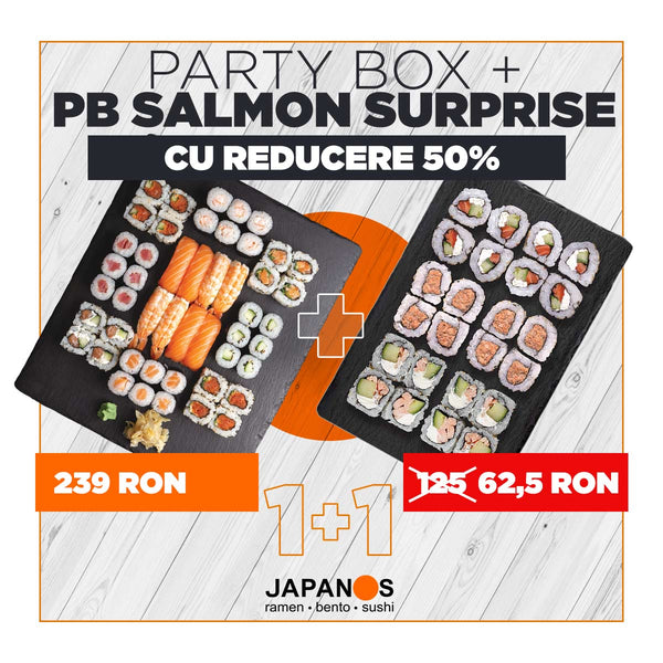 Party Box XL WOW Style 48 buc + Salmon Surprise 24 buc