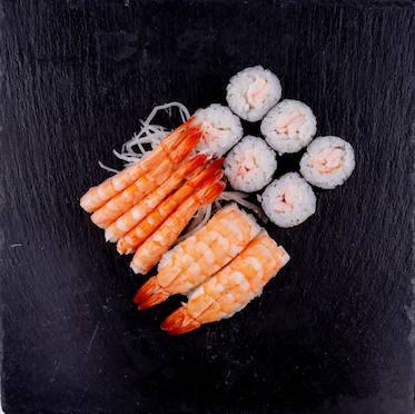 Platou Sushi Box XL - Ebi Trio - 11 buc